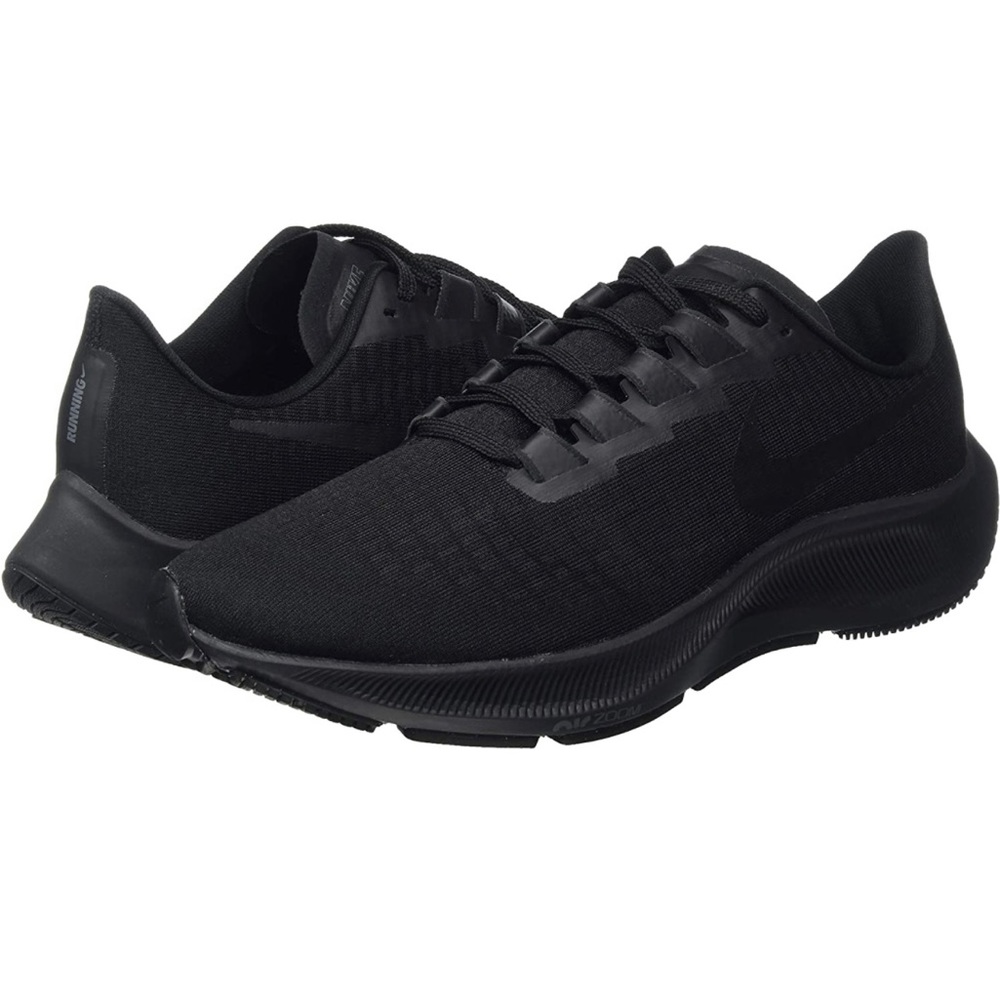 Nike Air Zoom Pegasus 37 Triple Black Running Shoes BQ9646-005 Size 10 Mens